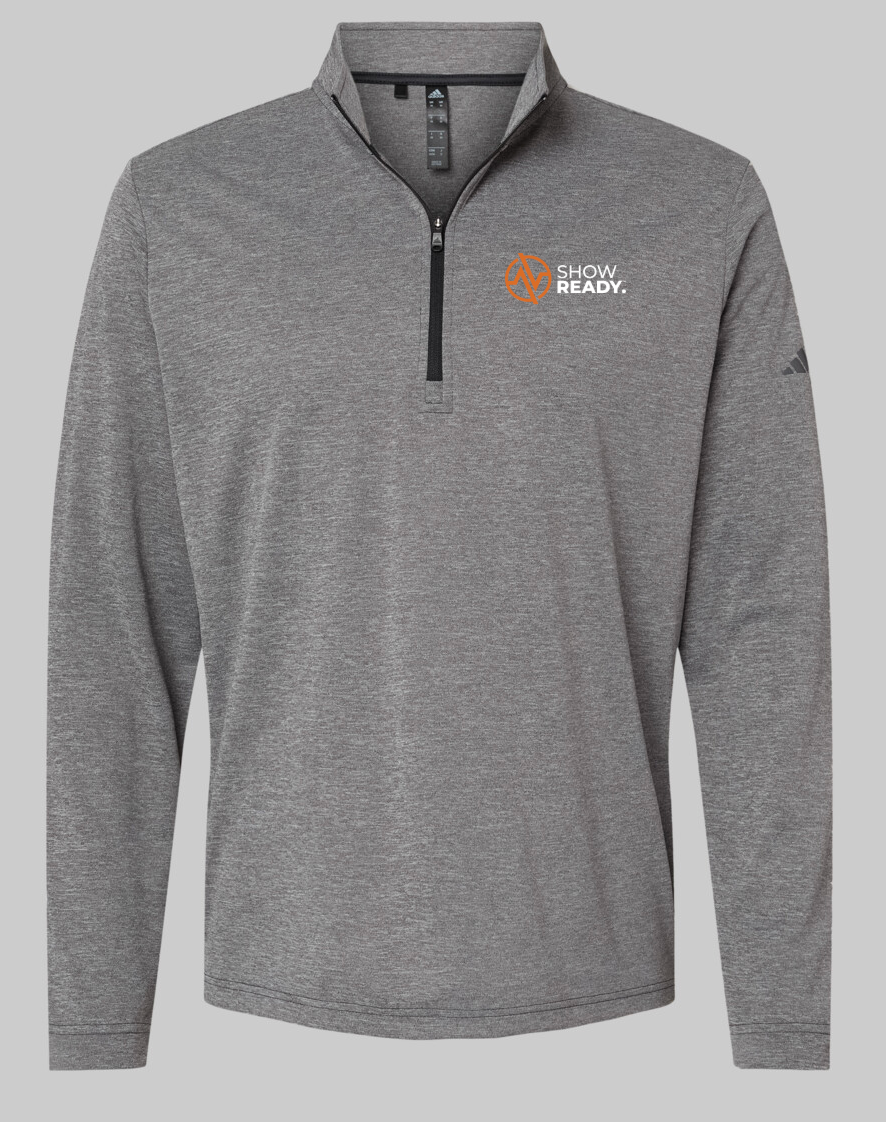 Embroidered Adidas Men's Quarter Zip